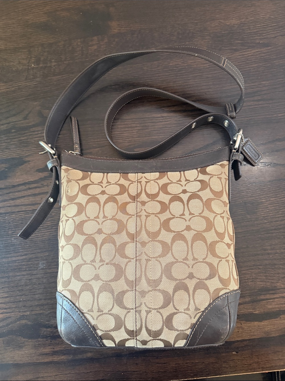 Coach Bleecker Signature Bucket/Duffle Bag